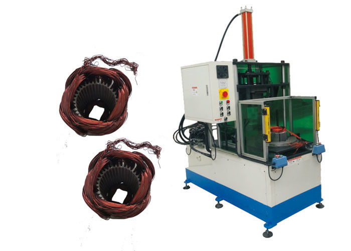 PLC Programming Pump / Fan Motor Stator Coil Inserting Forming Machine